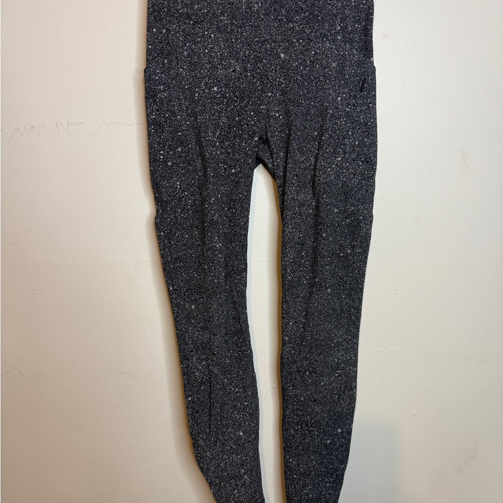 Lululemon Speckled Black Leggings